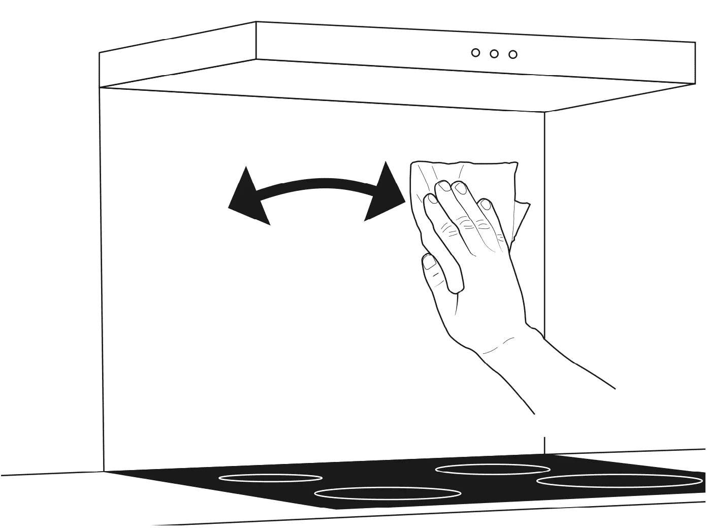 Airis multisensor mounting: clean the splashback