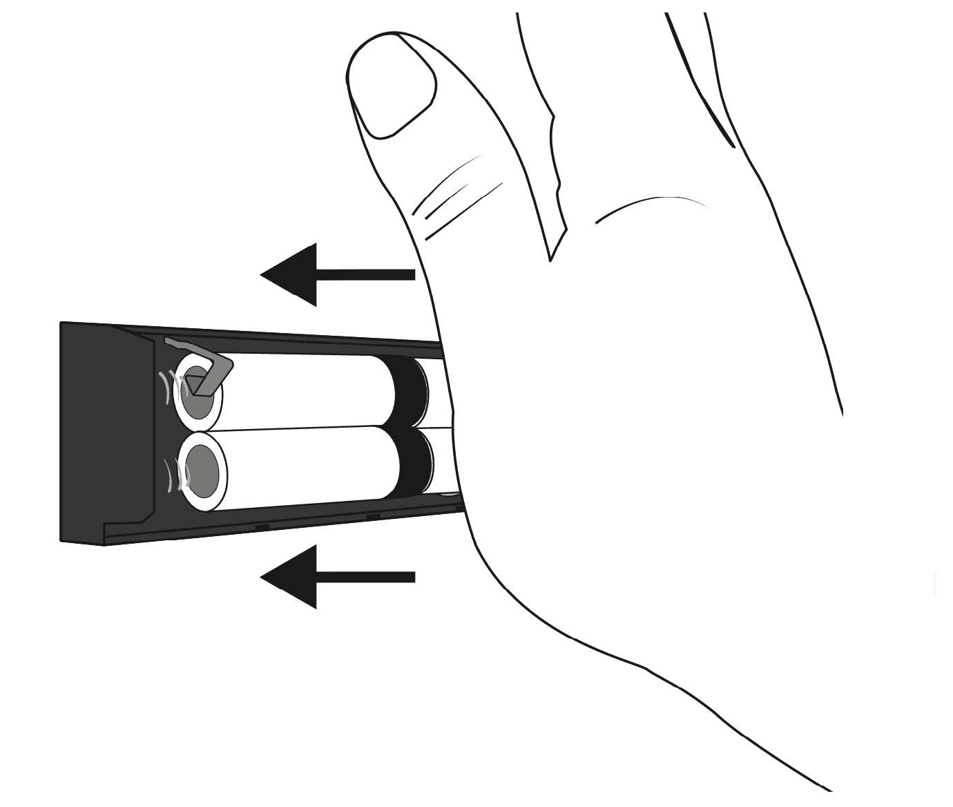 Airis multisensor mounting: press firmly to ensure the tape adheres to the wall