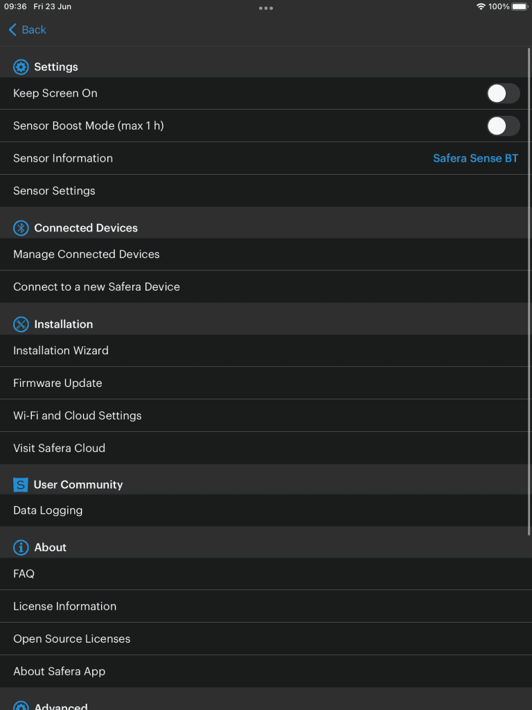 Safera app screenshot 3